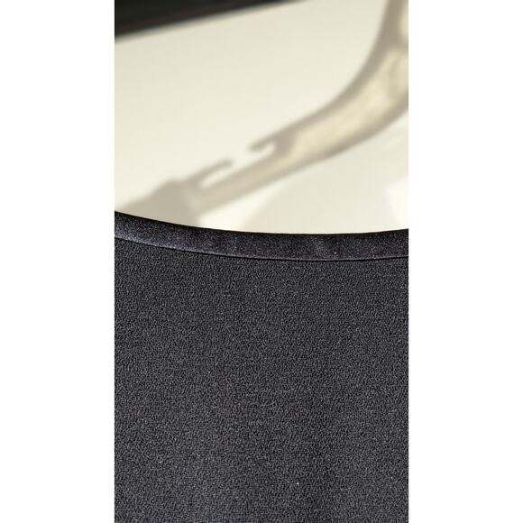 Talbots NWT Maxi Length Black Formal Dress With Sheer Short Sleeves Womens Sz 16 - Picture 3 of 16